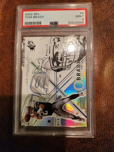2002 SPx Tom Brady #6 PSA 9 MINT