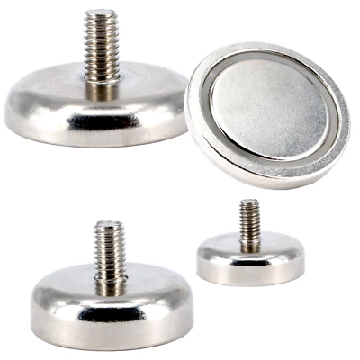 MVT-MAGNETE Neodym Magnete mit Gewinde Außengewinde Magnetscheiben Topfmagnet Flachgreifer