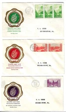 FDC's  #740-49    National Parks   --    Rice