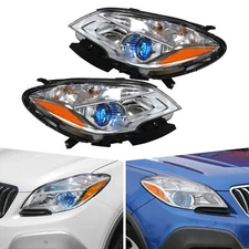 For 2013 2014 2015 2016 Buick Encore Halogen Headlamp Headlights Assembly LH+RH