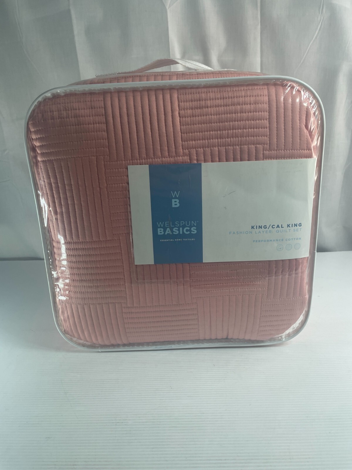 Welspun Basics Preston Quilt Set King/Cal. King NEW FAST US