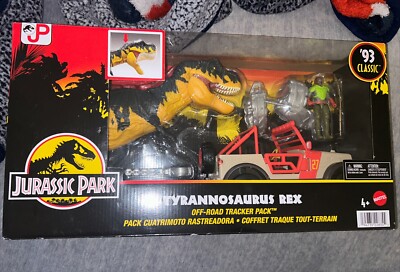 Classic '93 Tyrannosaurus Rex Off-Road Tracker Set - MISB - Jurassic Park
