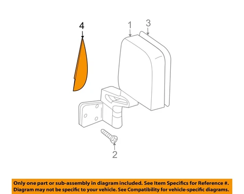 Jeep CHRYSLER OEM Wrangler Door Side Rear View Mirror-Cover Left 55078137AA