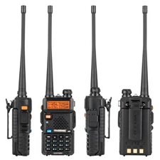 Baofeng UV-5R UHF VHF Dual Band Two Way Ham Radio Walkie Talkie 128CH 420-520MHz