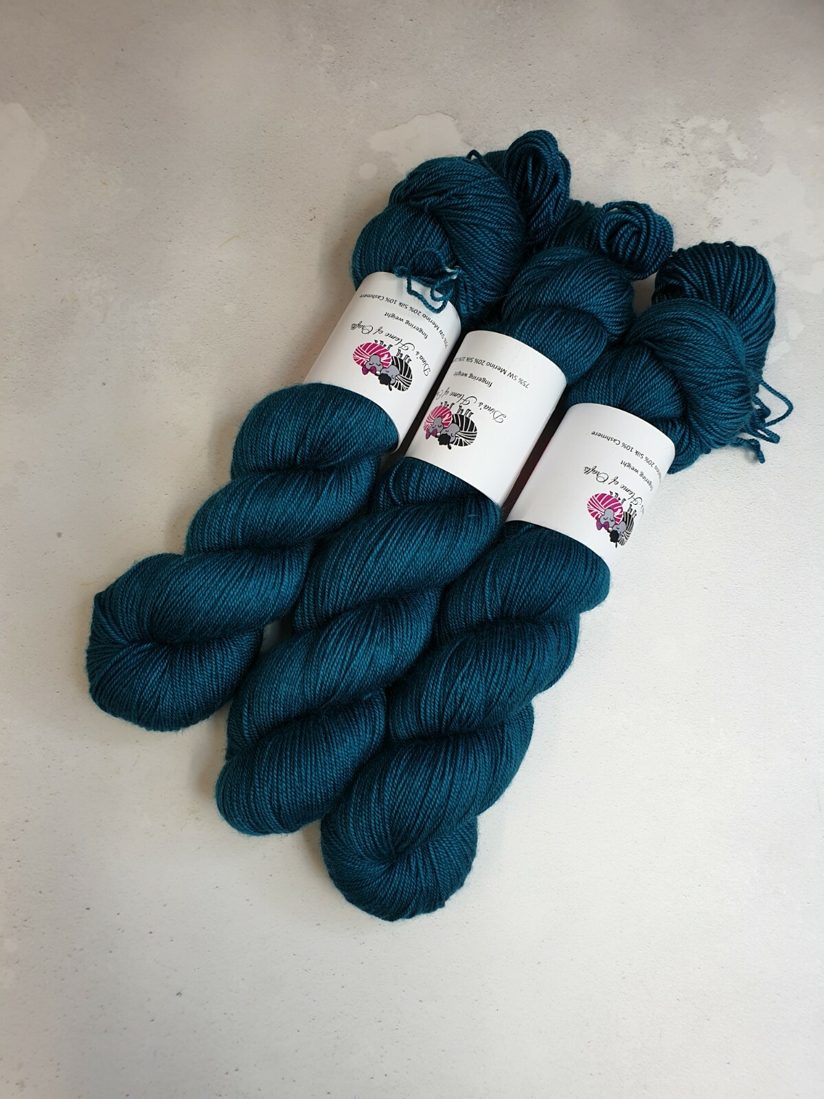 SW Merino Silk Cashmere yarn, 4-ply 