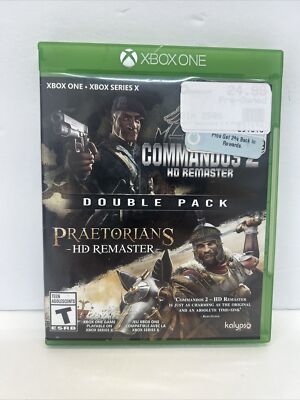 Commandos 2 Praetorians HD Remaster Double Pack Xbox One Disc and Case FAST SHIP