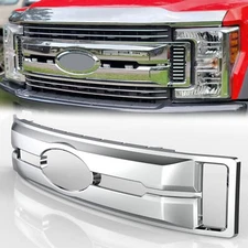 For Ford F250 F350 F450 F550 XL 2017-2019 Chrome Grille Overlay Grill Covers