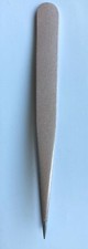 Eyebrow/Hair Fine Point Pointed Tip Stainless Steel Tweezer Beauty Tool Gold