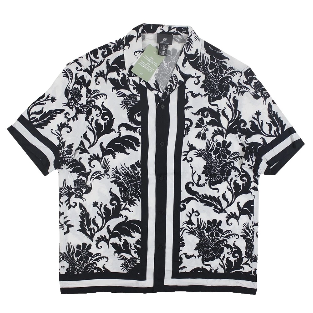 H&M Hawaiian Informal Con Botones camisas para hombres