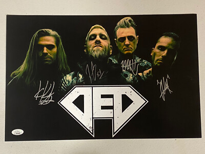 DED BAND SIGNED AUTOGRAPHED 11X17 POSTER WITH JSA COA # UU32498 | eBay