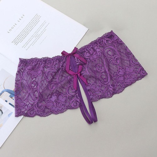 1x Ladies Sexy Crotchless Underwear Briefs Lace Panties Knickers Boxers Lingerie - Picture 16 of 20