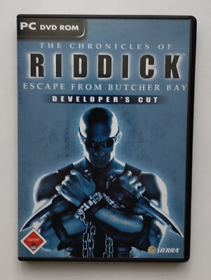 / THE CHRONICLES OF RIDDICK Escape from Butcher Bay / PC DVD Developer's Cut /