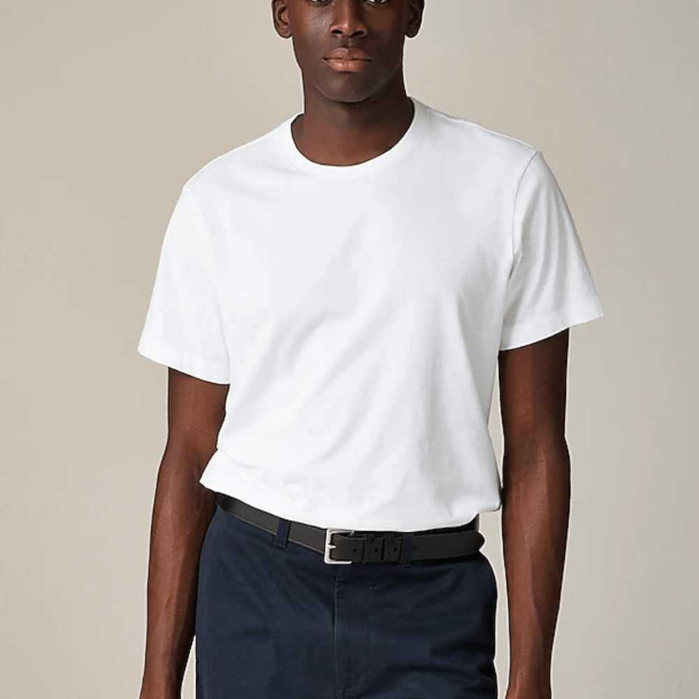 J Crew Broken In T Shirt Mens Size Small White | eBay