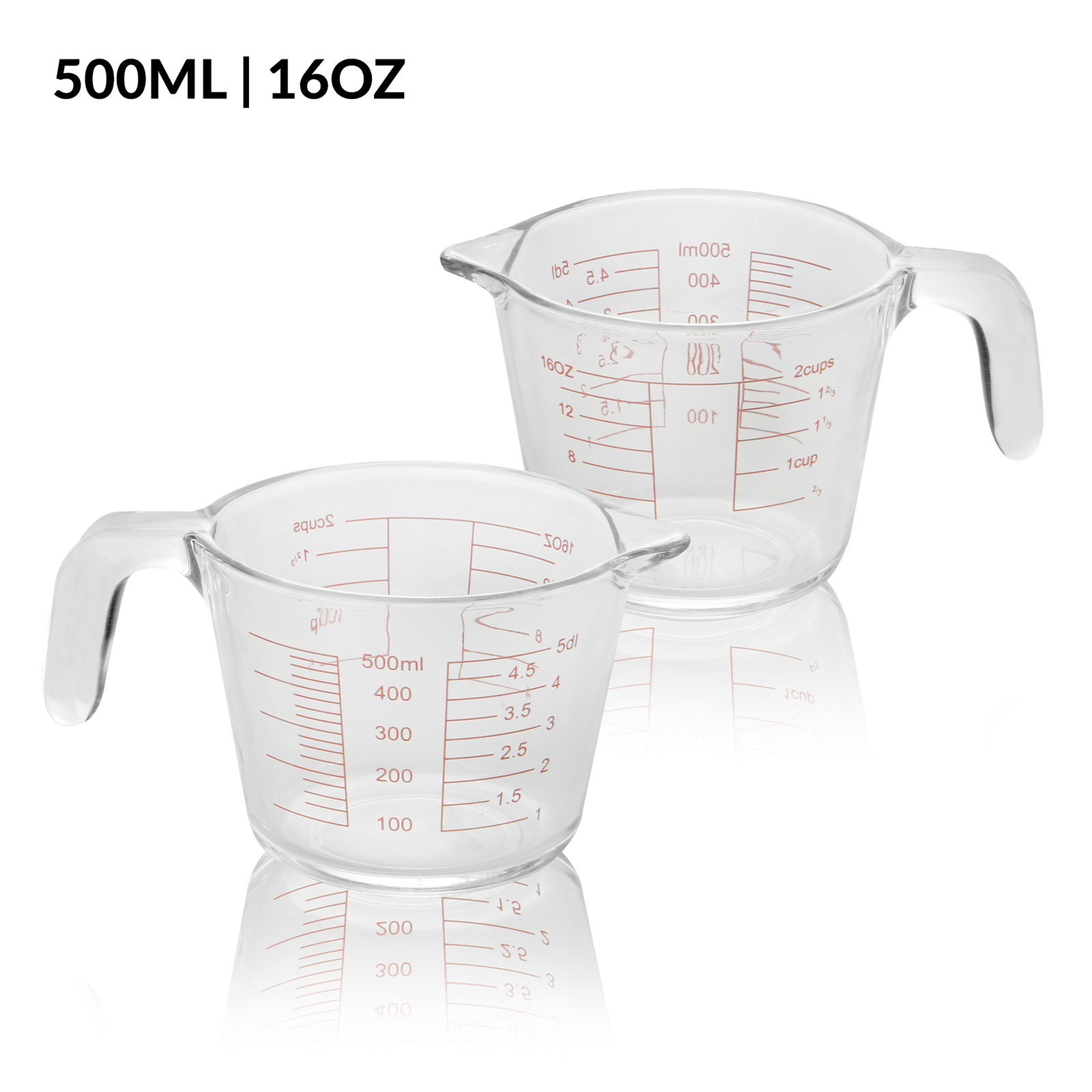 Glass Measuring Jugs Set of 3 Measuring Cups Kitchen Utensil Sets M&W 5055884523706 eBay