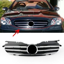 Schwarzer 3-PIN-Frontgrill für Mercedes Benz R170 W170 SLK-Klasse 1998-04 Schwarzer 3-PIN-Frontgrill für Mercedes Benz R170 W170 SLK-Klasse 1998-04