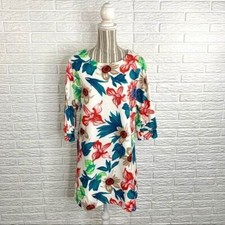 Angeleye Multicolored Floral Shift Dress Size Large