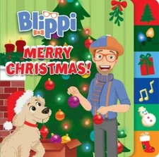 Blippi: Merry Christmas (Board Books with Tabs) - Board book - GOOD