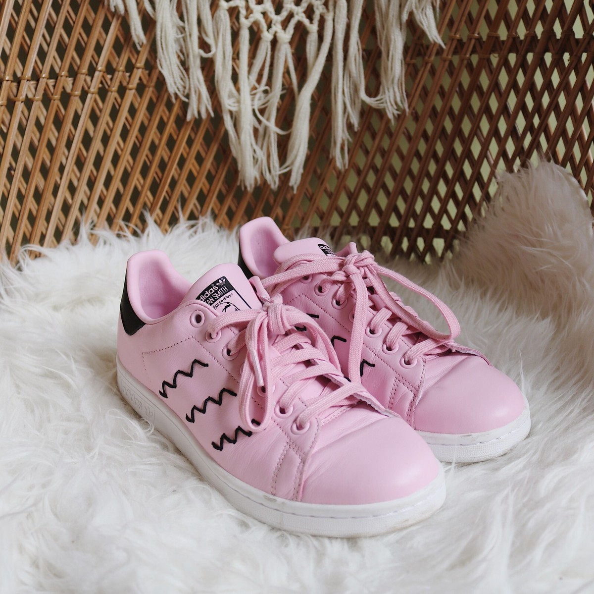 Green Stan Smith Zickzack Stan Smith Pink Zig Zag Edition