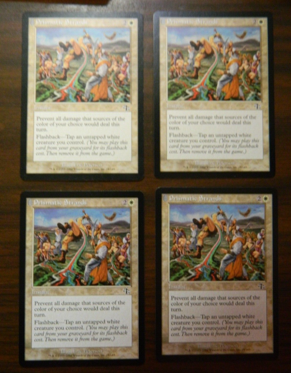 MTG Instant Card Magic The Gathering Prismatic Strands - Judgment Set ...
