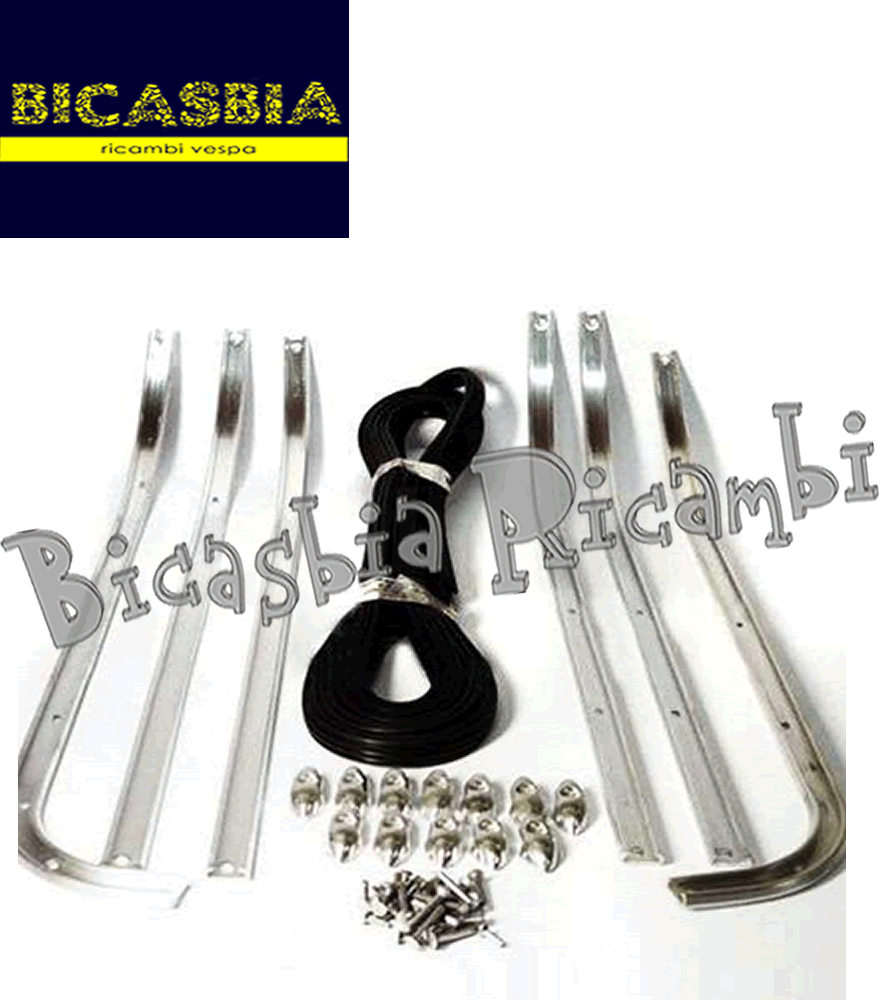 Kit Of Rivets, Footboard Strips, Tips VESPA 125 150 VNB3 VNB4 VNB5 VNB6 From 1958 To 1966 Vbb2t From 1963 To 1965 For 14 Mm Strips Kit Of Rivets, Footboard Strips, Tips VESPA 125 150 VNB3 VNB4 VNB5 VNB6 From 1958 To 1966 Vbb2t From 1963 To 1965 For 14 Mm Strips