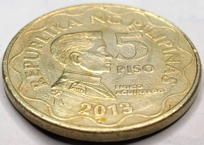 2013 Philippines 5 PISO KM# 272 US SELLER COMBINED SHIPPING REFUND 2013 Philippines 5 PISO KM# 272 US SELLER COMBINED SHIPPING REFUND