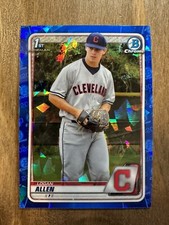 LOGAN ALLEN 2020 Bowman Draft Chrome SAPPHIRE ROOKIE #BD-51