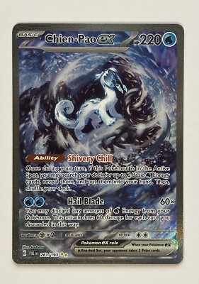 Pokémon Paldea Evolved Full Art EX Card Chien-Pao ex 261/193 | eBay