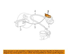 Chrysler Oem 01-07 Caravan Cruise Control System-servo Bracket 4861456aa