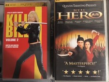 PSP Kill Bill 2, Jet Li Hero, lot of 2 Sony PSP UMD Videos NEW Factory Sealed