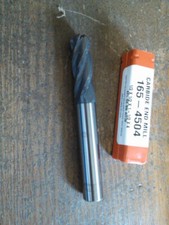 .500" 1/2" 4 FLUTE LONG LENGTH AlTiN CARBIDE BALL END MILL 1/2" x 1/2" x 1-1/2"