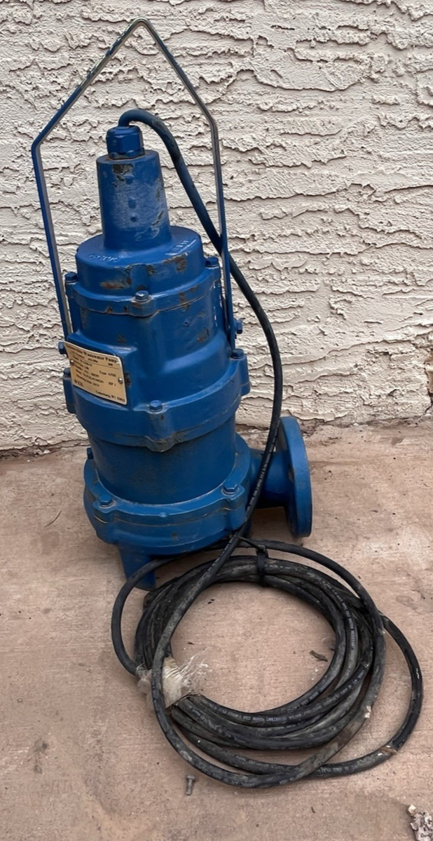 Weil W-1418-15 Submersible Wastewater Pump 1HP 1750RPM 3PH 460V W