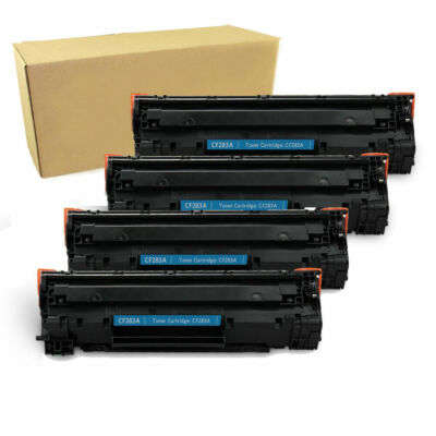 4PK For HP LaserJet Pro M127fn M127fw M125nw MFP 83A CF283A Toner Cartridge