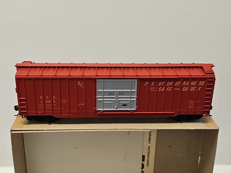 Athearn 1346 K C S Side Braced 50 Ft Box Car Assembled Mint Condition Free Ship. - Image 3 of 4
