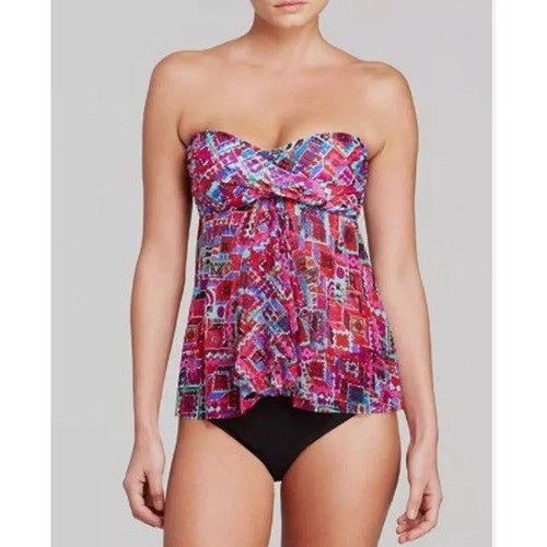 Profile by Gottex Damen-Badeanzug 2-teilig Gr. 8 Karneval Flyaway Tankini Beachy