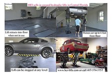 In Ground Flush Mount Full Height Hydraulic Vehicle Lift