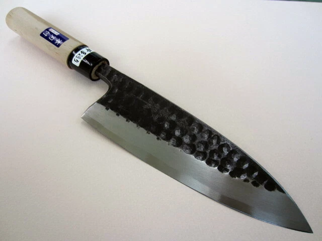 JAPAN SEKI hand made Chef Knife White Steel SHIROGAMI Deba Fish blade 165mm 6.5"