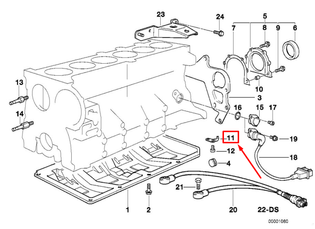 BMW 3 E46 Engine Oil Spray Nozzle 7507384 11427507384 NEW GENUINE eBay