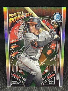2024 Bowman Chrome Jackson Holliday Prospect Power-Up RC #PP-5 Baltimore Orioles
