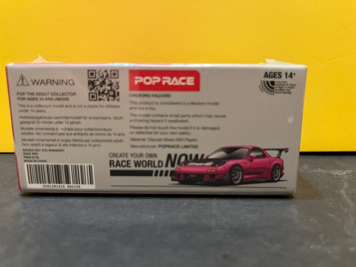 1/64 POP RACE PR64-156 IDE MAZDA RX7 WIDEBODY INDONESIA PINK