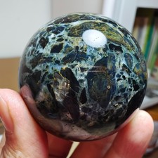 203g WOW! Natural Rare Pietersite Crystal ball Quartz Sphere Healing D382
