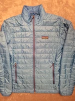 Patagonia Nano Puff Jacket Men Small Blue 84212 Full Zip Gorp Hiking Preppy Run