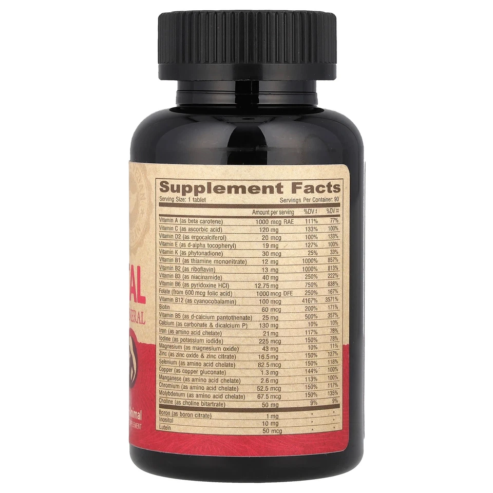 Multivitamínico y mineral prenatal vegano, un día, 90 comprimidos recubiertos Foto 2 de 2