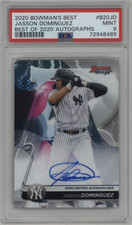 2020 Bowman's Best Best of 2020 Autographs Jasson Dominguez #B20-JD AU, RC PSA 9
