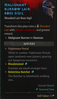 Diablo 4 S12 Season 12 - 20x T5 Bloodstain Boss Target Unique Farming 40k+ Meat!