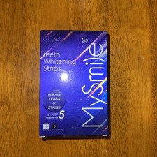 MySmile 10pc Teeth Whitening Strips 5 Treatments Sensitive Formula Enamel Safe