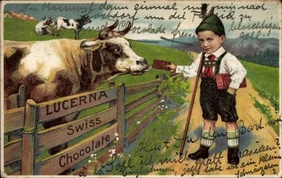 Ak Werbung, Lucerna Swiss Chocolate - 4788918