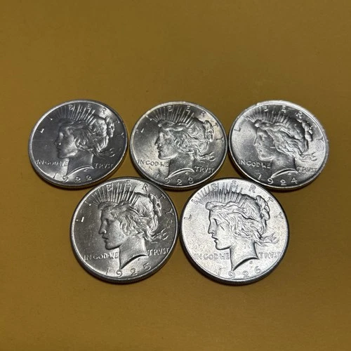1922 - 1926 P Peace 90% Silver Dollars! Uncirculated!