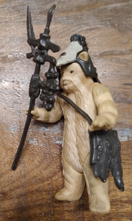 Star Wars Vintage Ewok Logray Actionfigur mit Zubehör Kenner 1983