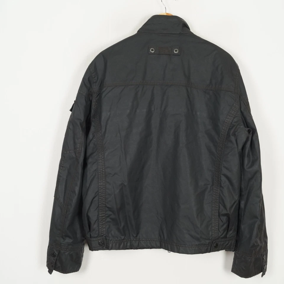 CAMEL ACTIVE Hombres Chaqueta Talla EU52 UK42 XL Gris Militar Aislado... - Imagen 2 de 4