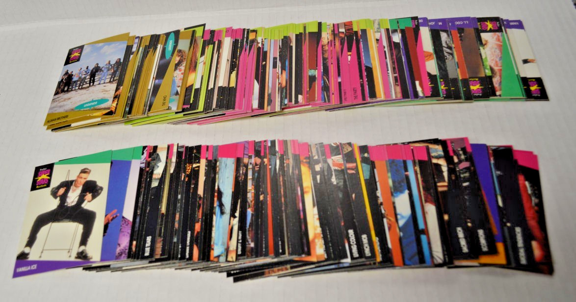 1991 Pro Set Super Stars MusiCards  1-246 Complete NM Rock Cards {v03